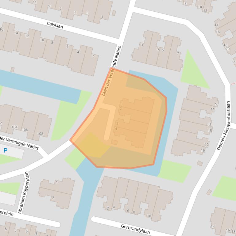 Kaart van postcodegebied 2314EV.