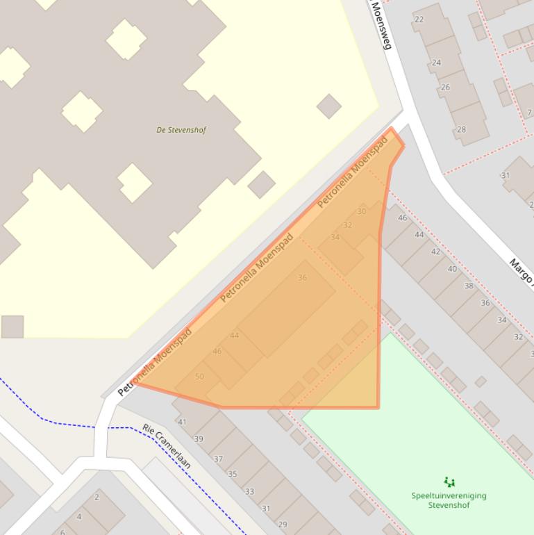 Kaart van postcodegebied 2331GX.