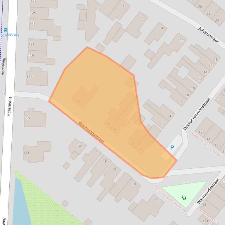 Kaart van postcodegebied 2361TL.