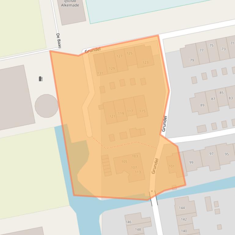 Kaart van postcodegebied 2377DX.