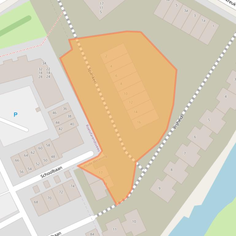 Kaart van postcodegebied 2377VW.