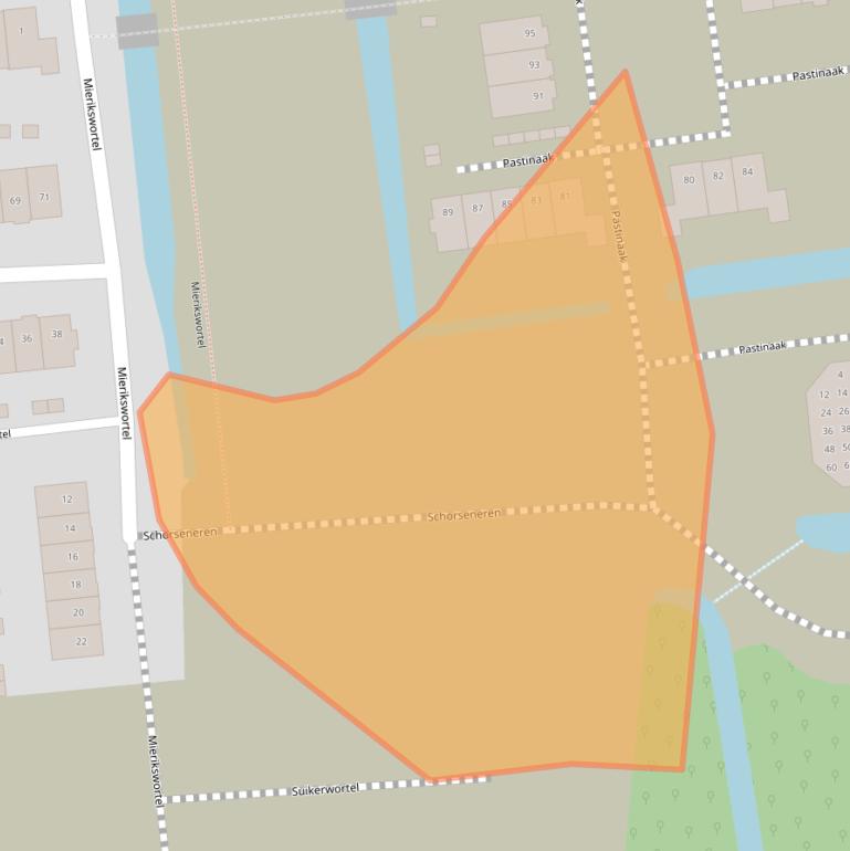 Kaart van postcodegebied 2394KA.