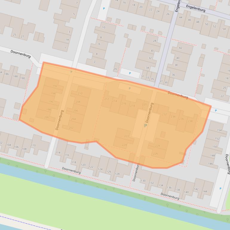 Kaart van postcodegebied 2402KK.