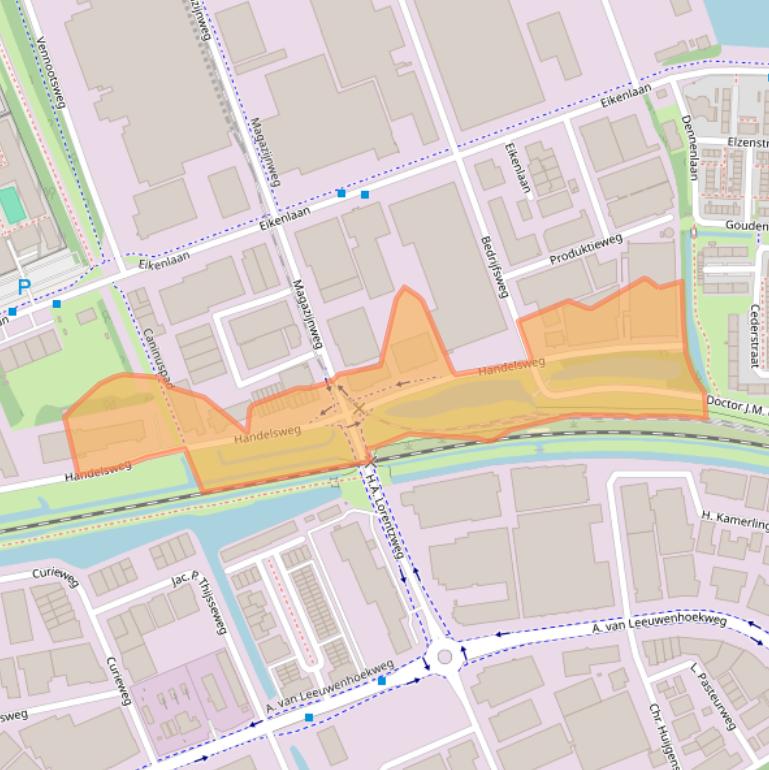 Kaart van postcodegebied 2404CD.