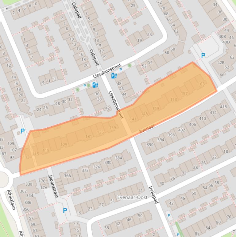 Kaart van postcodegebied 2408DA.