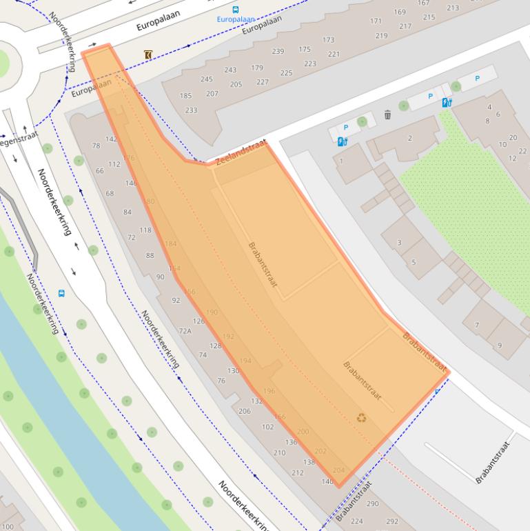 Kaart van postcodegebied 2408GD.