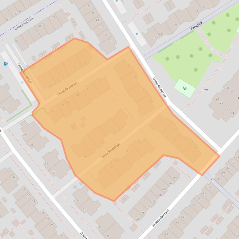 Kaart van postcodegebied 2408MH.
