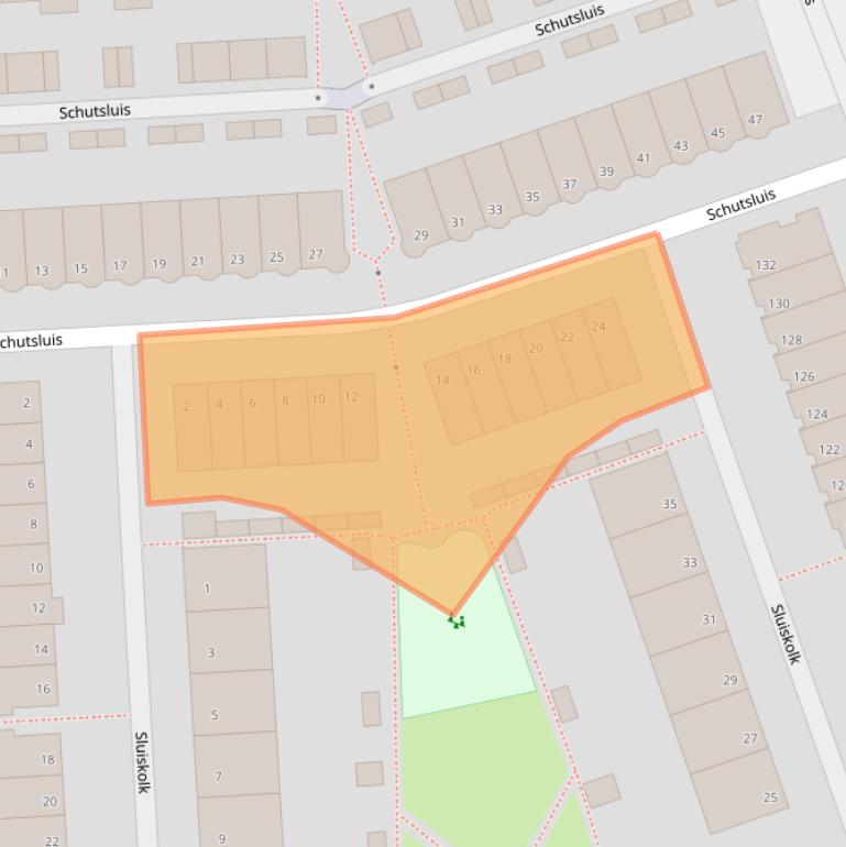 Kaart van postcodegebied 2408PJ.