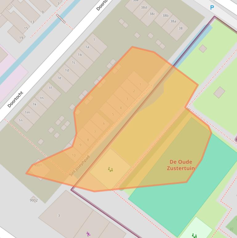 Kaart van postcodegebied 2411WM.
