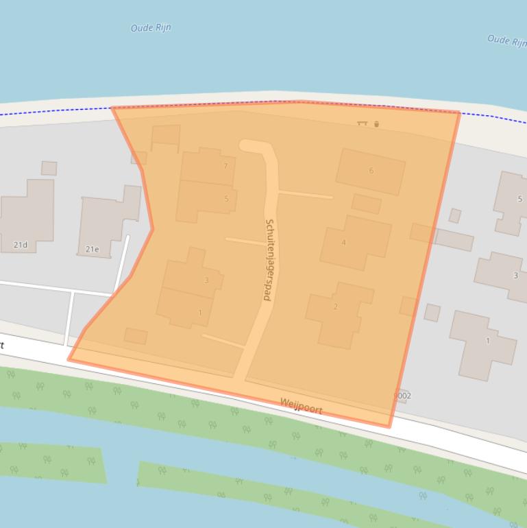 Kaart van postcodegebied 2415BR.