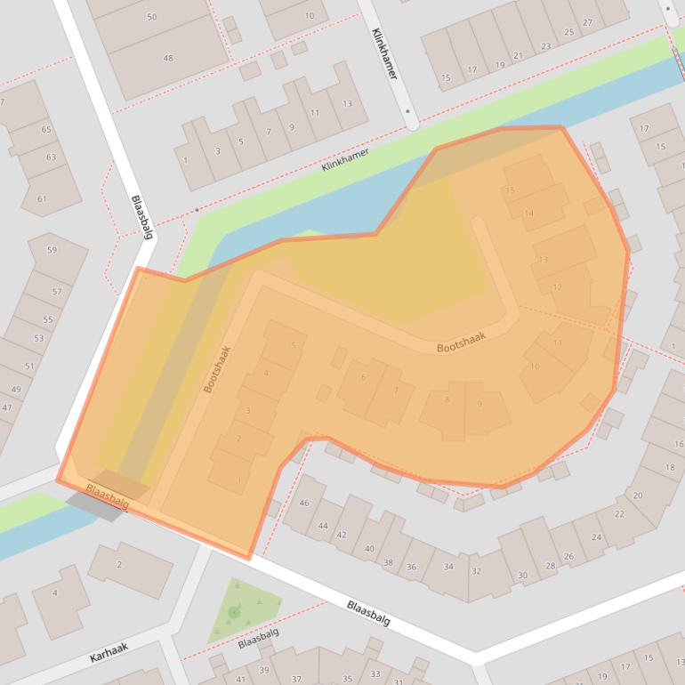 Kaart van postcodegebied 2421MJ.