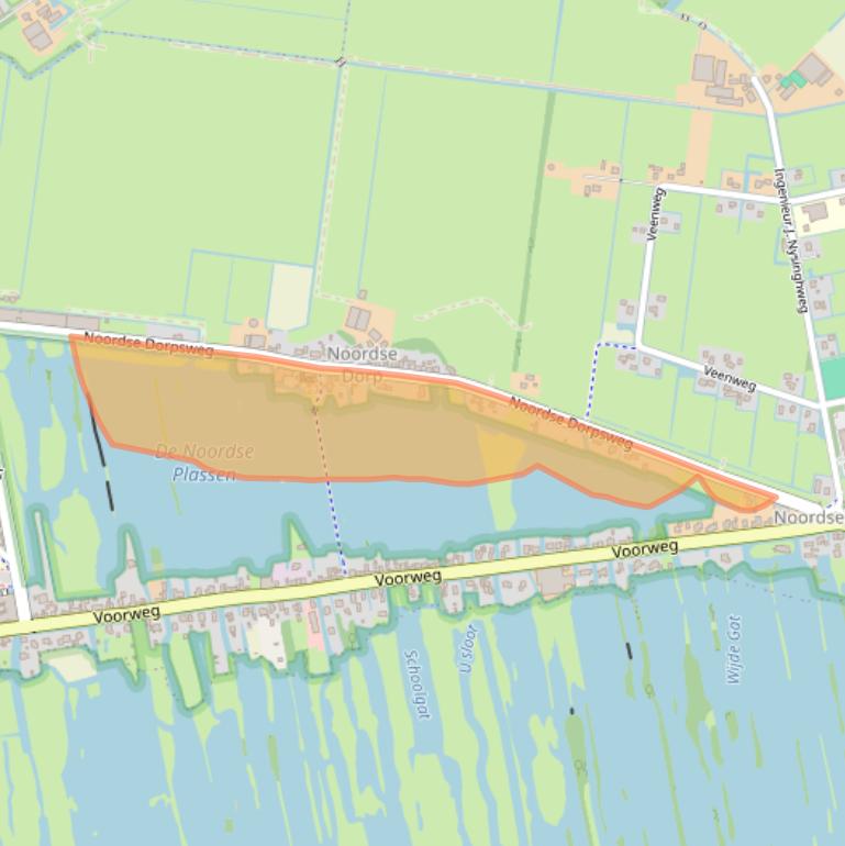 Kaart van postcodegebied 2431AT.