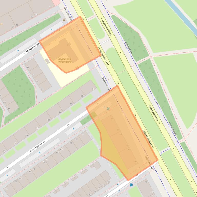 Kaart van postcodegebied 2533AG.