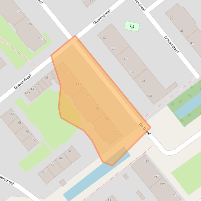 Kaart van postcodegebied 2542ND.