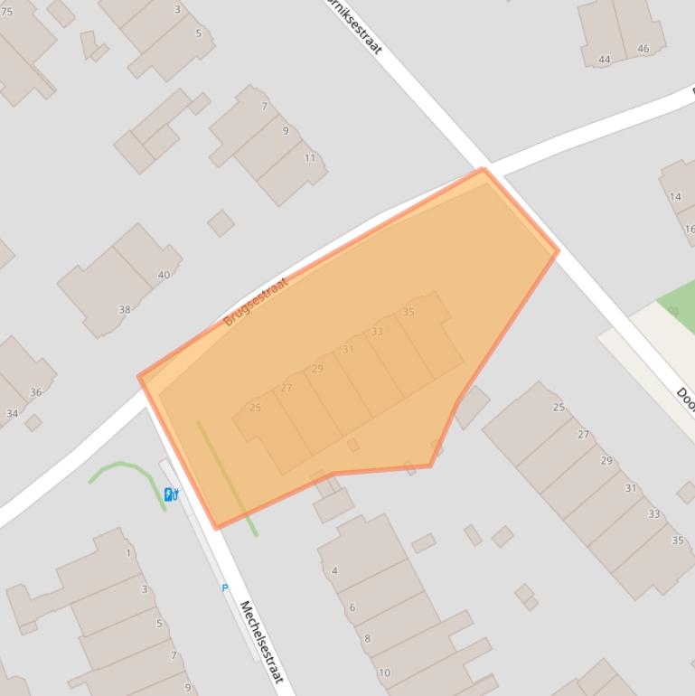 Kaart van postcodegebied 2587XP.