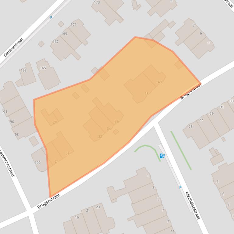 Kaart van postcodegebied 2587XT.