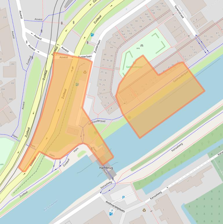 Kaart van postcodegebied 2611MS.