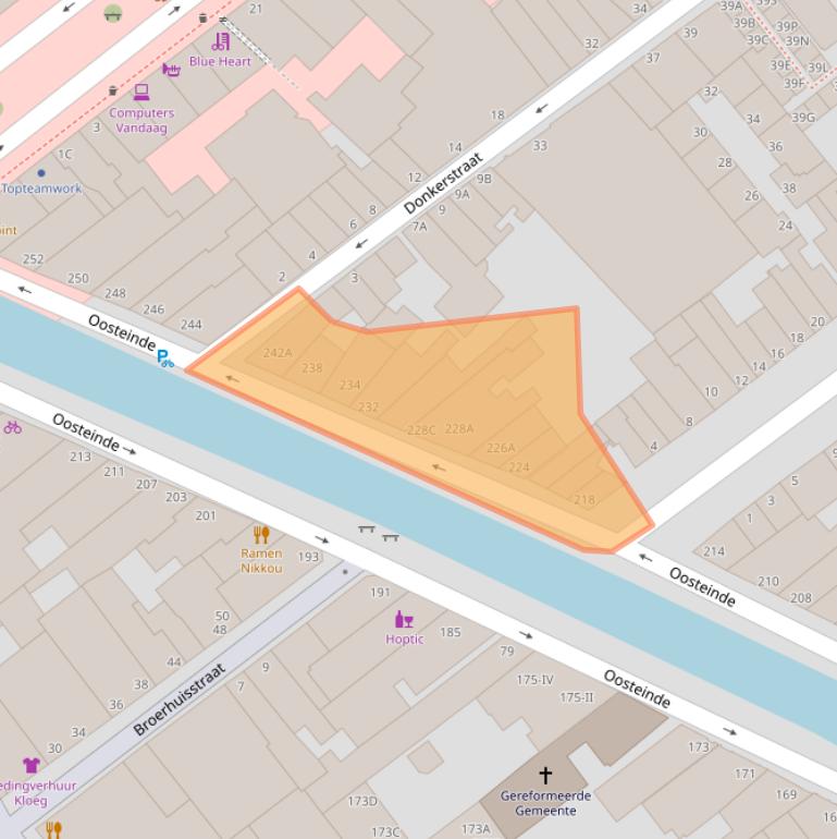 Kaart van postcodegebied 2611SV.