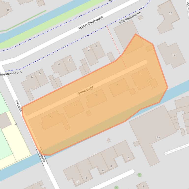 Kaart van postcodegebied 2635MG.