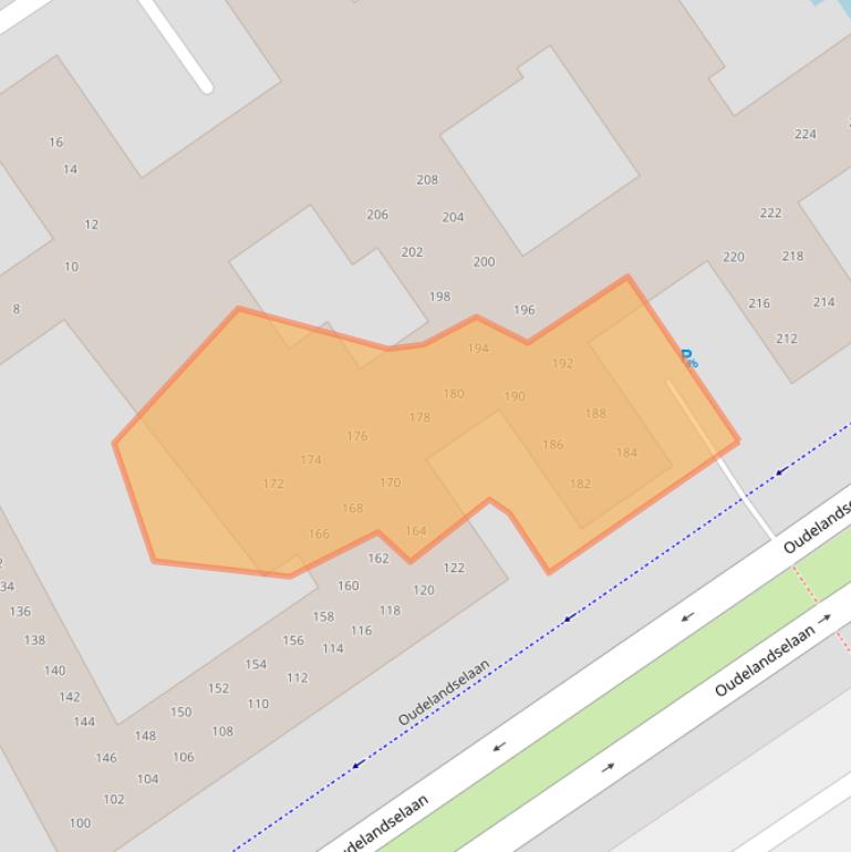 Kaart van postcodegebied 2652EJ.