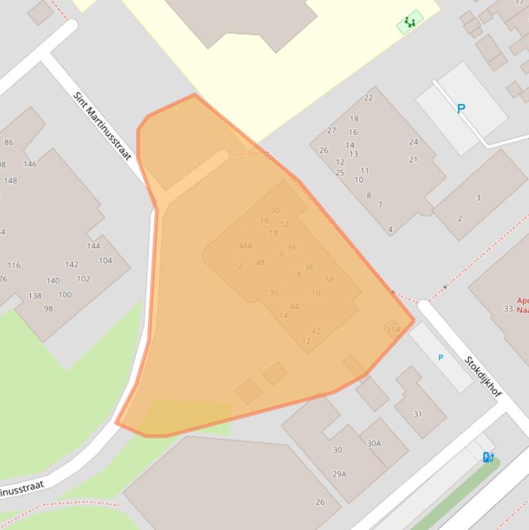 Kaart van postcodegebied 2671GL.