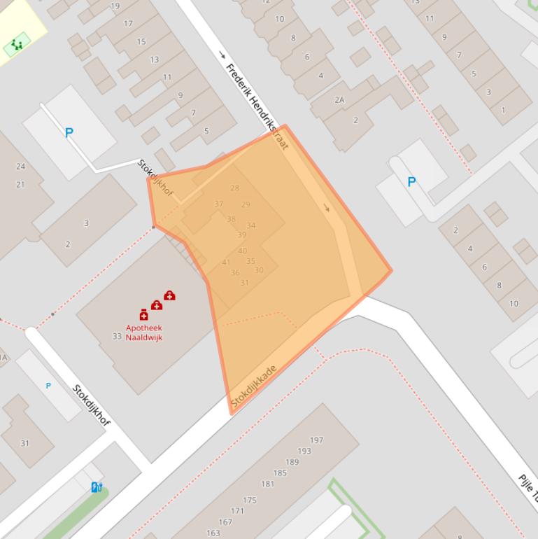 Kaart van postcodegebied 2671HK.