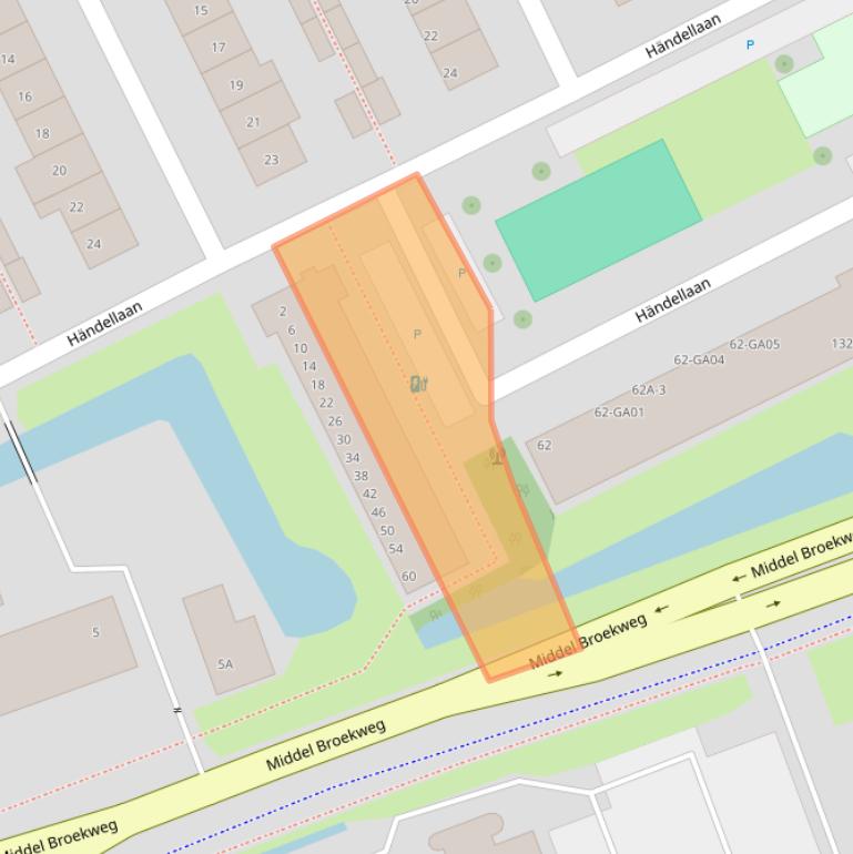 Kaart van postcodegebied 2671VC.