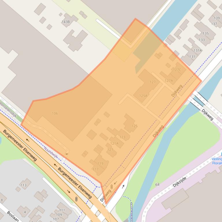 Kaart van postcodegebied 2675AC.