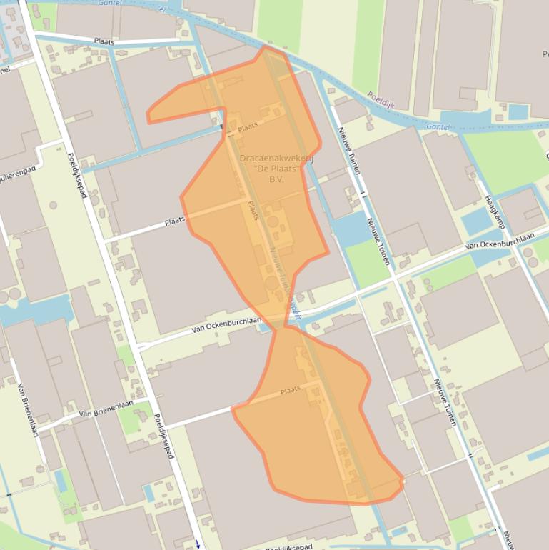 Kaart van postcodegebied 2675CK.