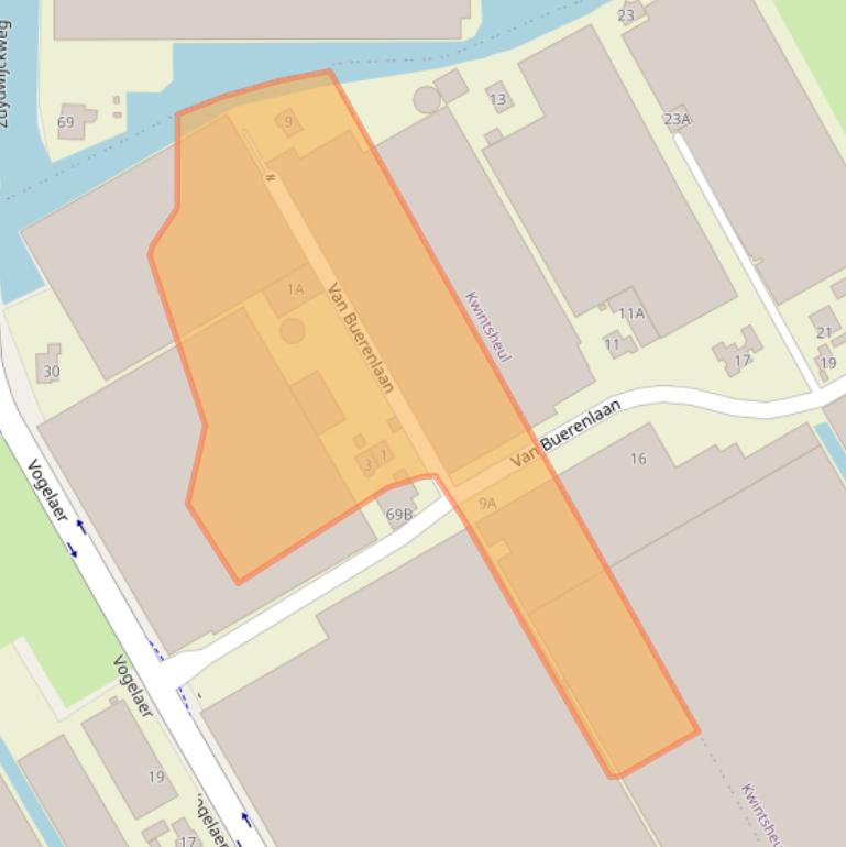 Kaart van postcodegebied 2675TA.