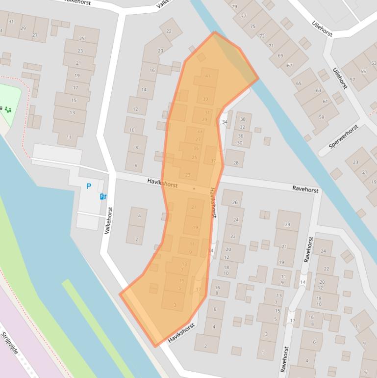 Kaart van postcodegebied 2675WB.