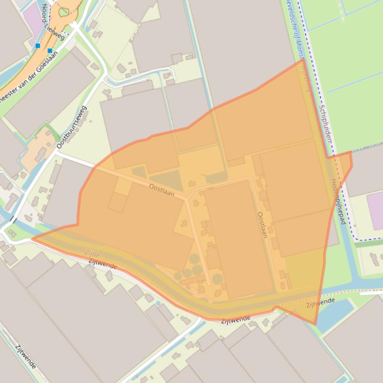 Kaart van postcodegebied 2678NK.