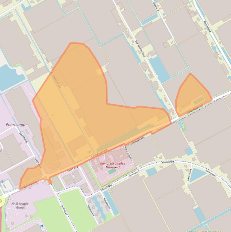 Kaart van postcodegebied 2678PS.