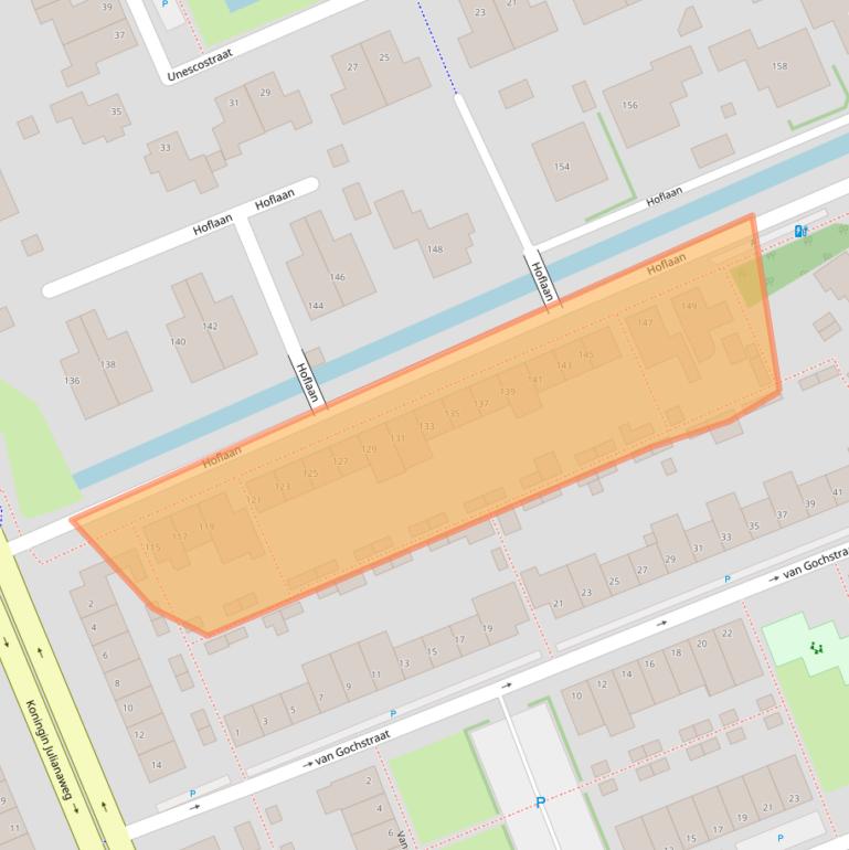 Kaart van postcodegebied 2691AR.