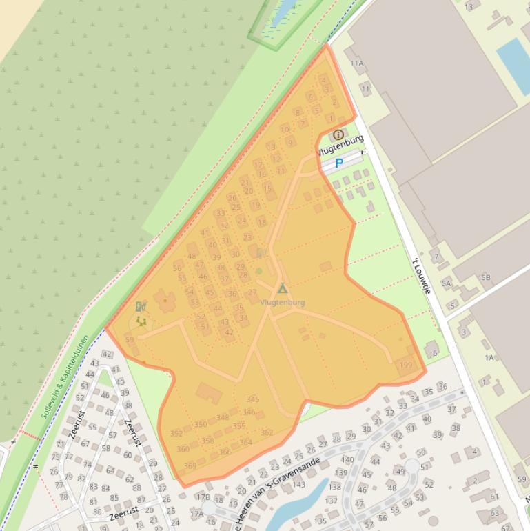 Kaart van postcodegebied 2691SG.