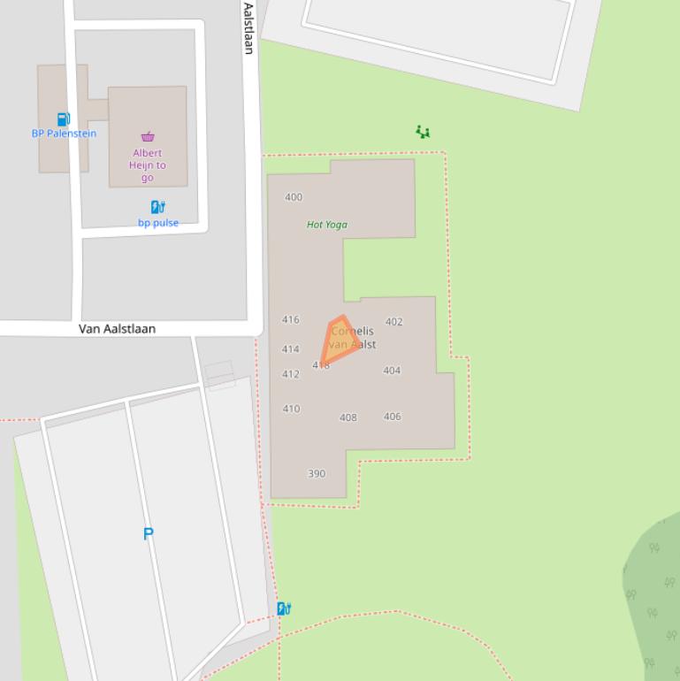 Kaart van postcodegebied 2722SE.