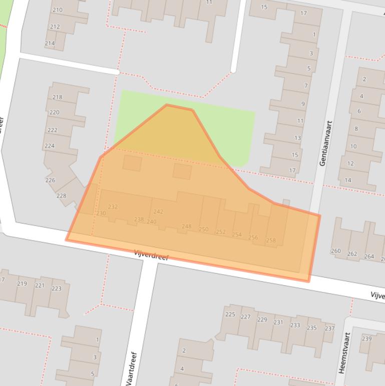 Kaart van postcodegebied 2724GP.