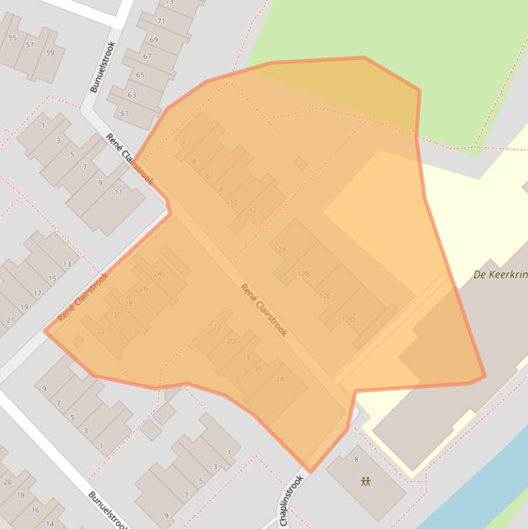 Kaart van postcodegebied 2726SM.