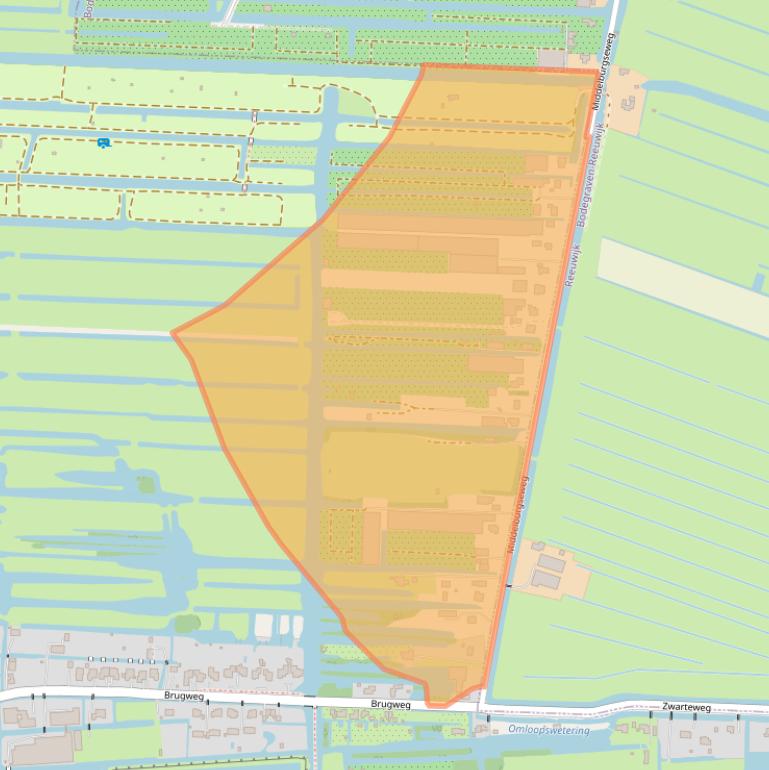 Kaart van postcodegebied 2741LB.