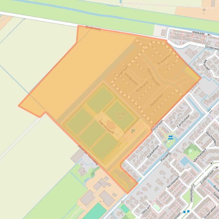 Kaart van postcodegebied 2742LE.