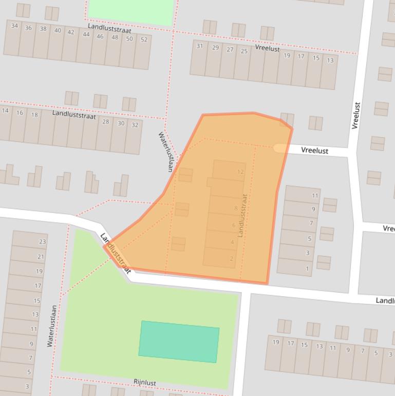 Kaart van postcodegebied 2804KP.