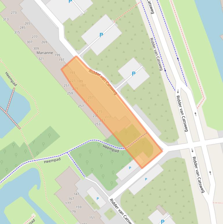 Kaart van postcodegebied 2804RC.