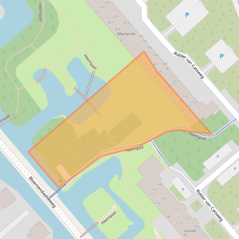 Kaart van postcodegebied 2804RD.