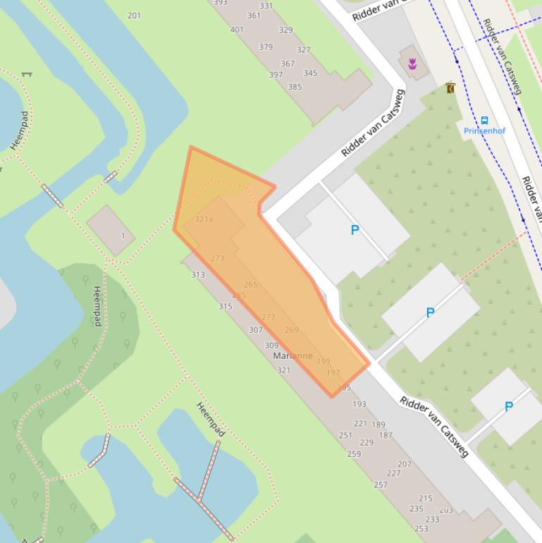 Kaart van postcodegebied 2804RE.