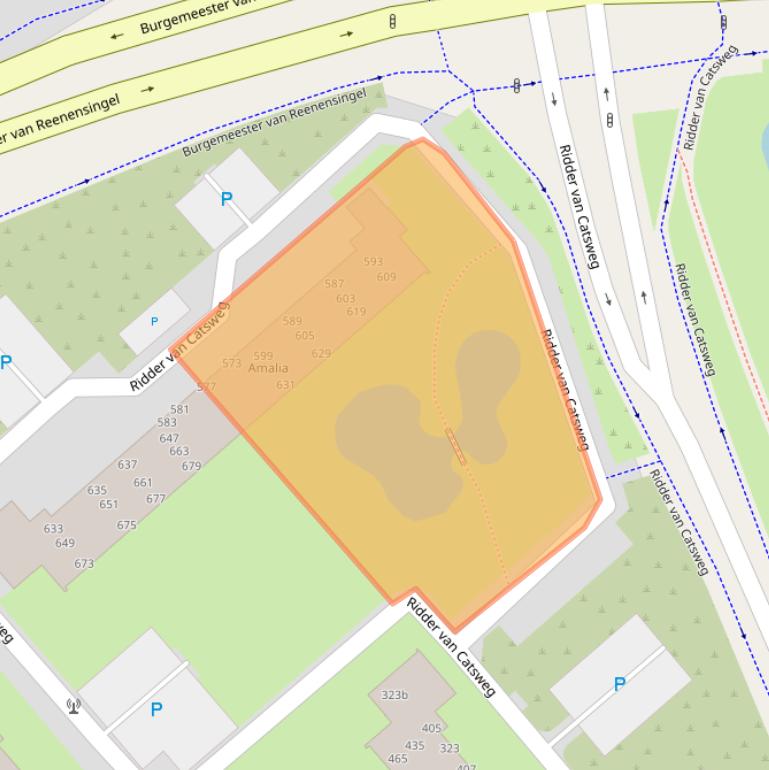 Kaart van postcodegebied 2804RP.