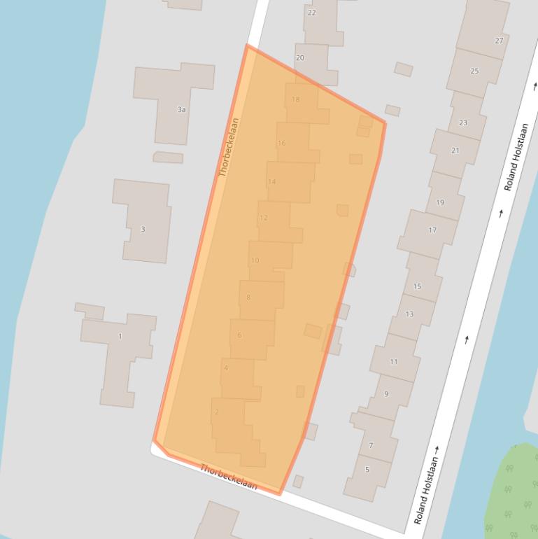 Kaart van postcodegebied 2811CD.