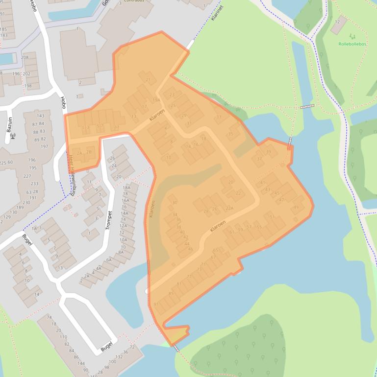 Kaart van postcodegebied 2907GB.