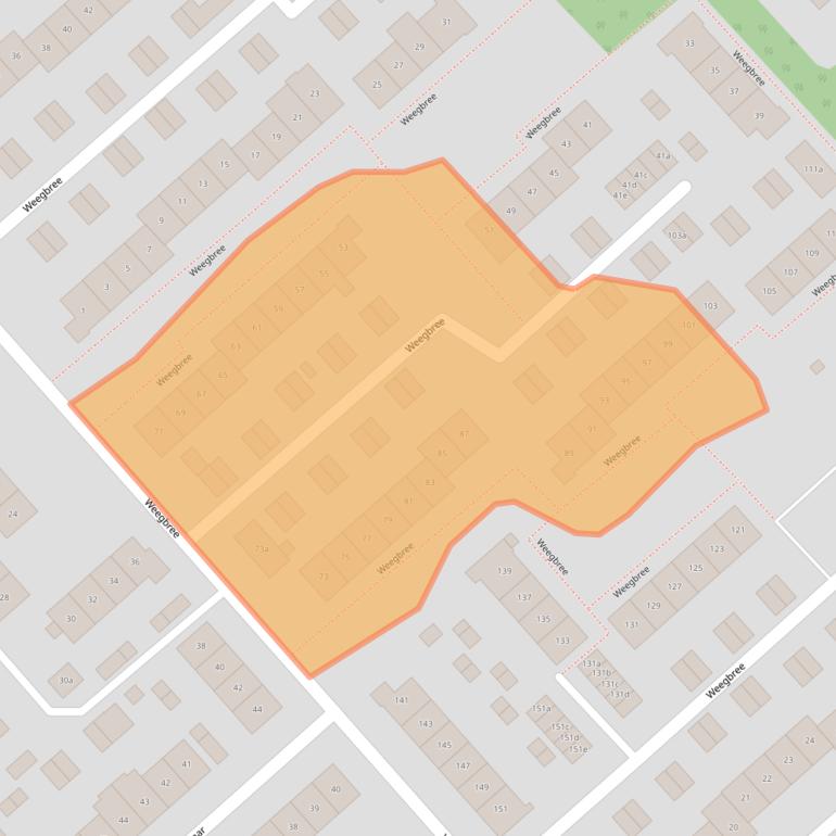 Kaart van postcodegebied 2923GK.