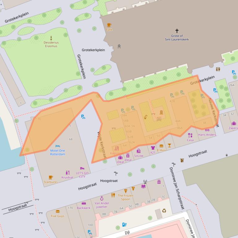Kaart van postcodegebied 3011GE.
