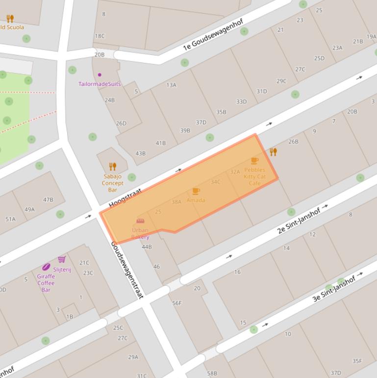 Kaart van postcodegebied 3011PR.